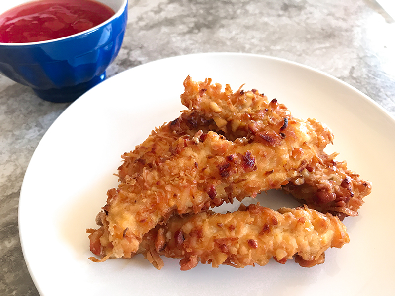 Coconut Cashew Chicken Strips