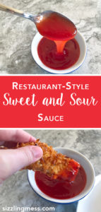 Restaurant Style Sweet and Sour Sauce recipe, chinese takeout copycat