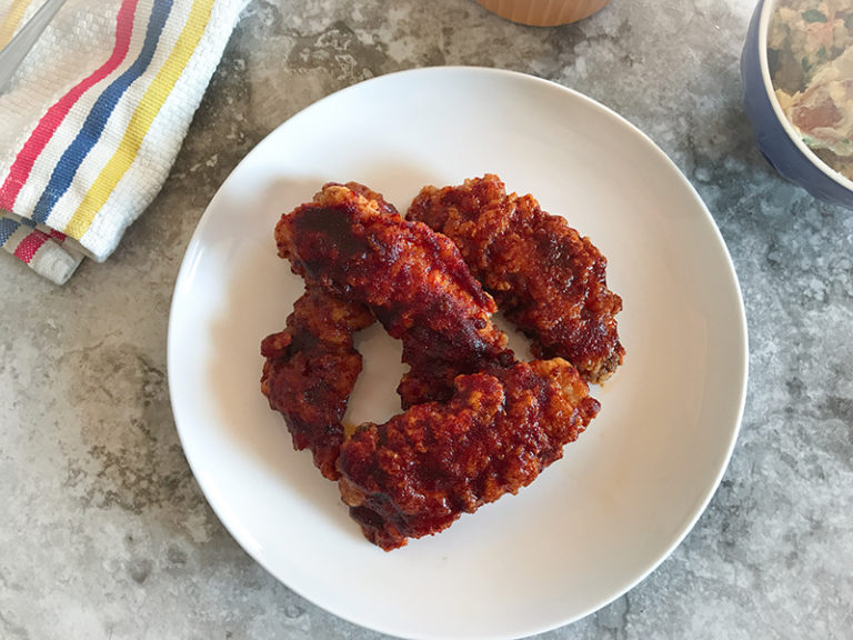 Nashville Hot Chicken Strips Sizzling Mess