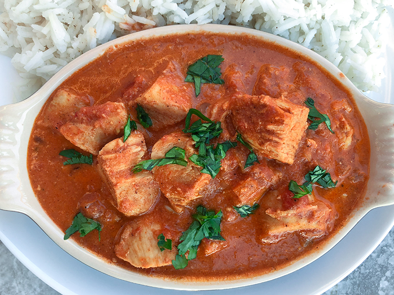 Chicken Tikka Masala close up