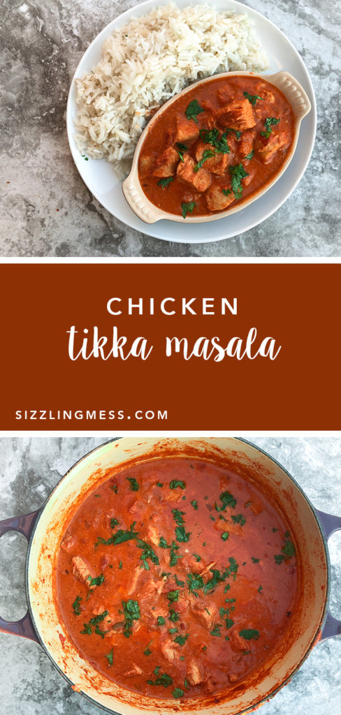 Chicken Tikka Masala, Indian restaurant style recipe, gluten free