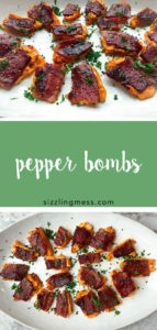 Pepper Bombs, amazing party appetizer, gluten free appetizer