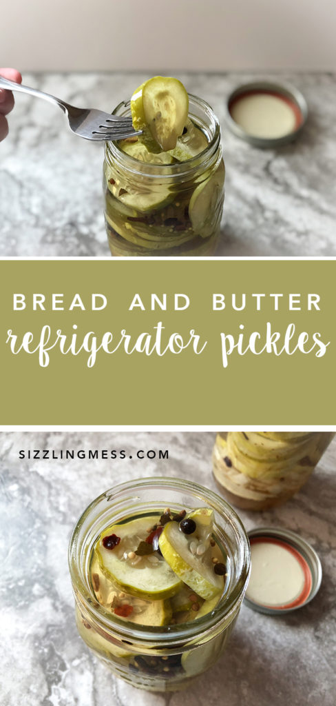 Bread and butter refrigerator pickles