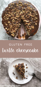 Gluten Free Turtle Cheesecake