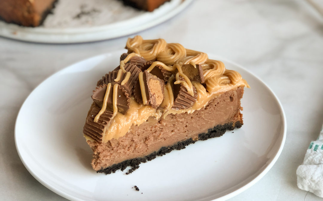 Chocolate Peanut Butter Cup Cheesecake