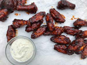 Smoked Sweet Barbecue Chicken Wings