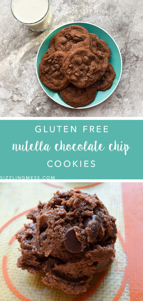 Gluten Free Nutella Chocolate Chip Cookies