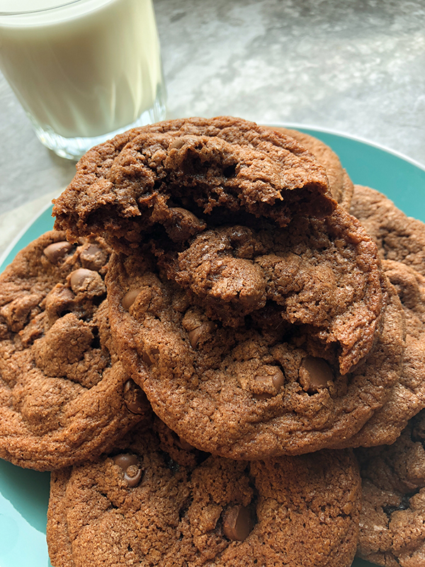 GF Nutella Chocolate Chip Cookies