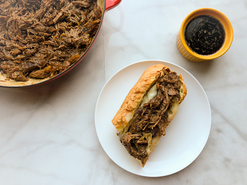 Mississippi Drip Beef sandwiches