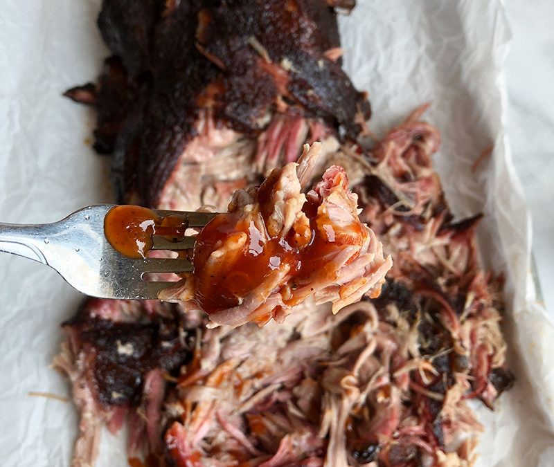 Kansas City-Style Smoked Pulled Pork