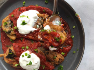 Chiles rellenos bite