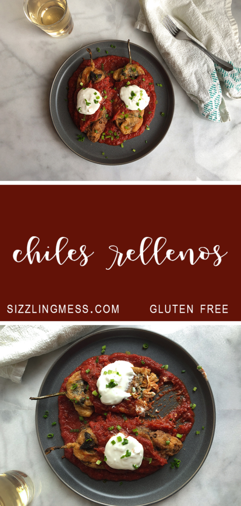 Chiles Rellenos - This traditional chiles rellenos recipe is crispy and comforting, and it's gluten free